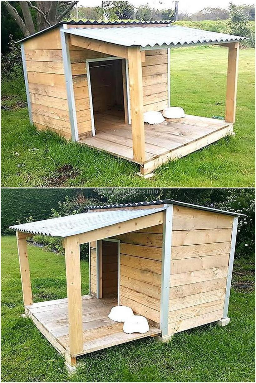 DIY Small Dog House
 80 Super DIY Ideas For Wood Pallet Dog Houses