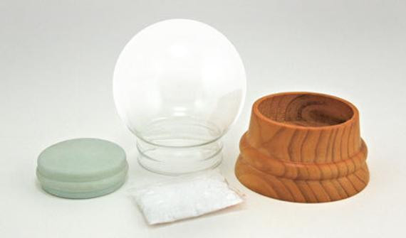 DIY Snow Globe Kits
 Make Your Own DIY Glass Snow Globe Kit with handturned