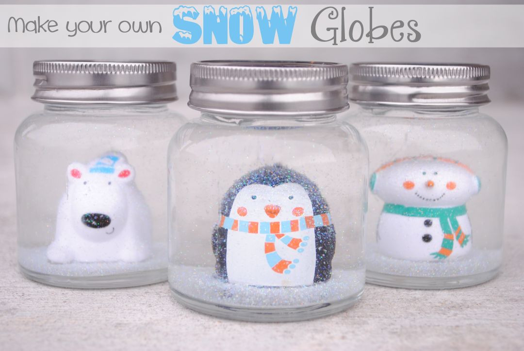 DIY Snow Globes For Kids
 DIY Snow Globes for Kids
