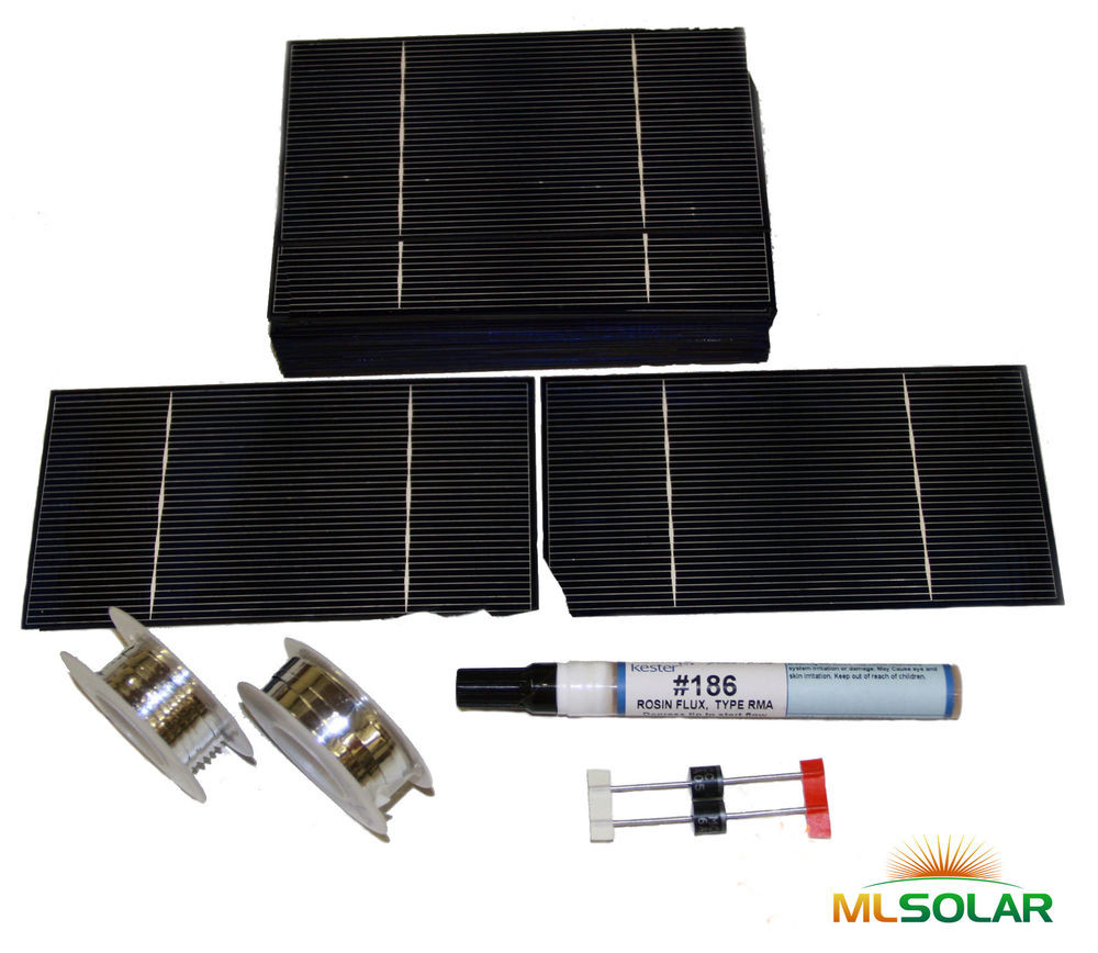 DIY Solar Kits
 250g 3x6 Solar Cell Kit for DIY Solar Panel Whole