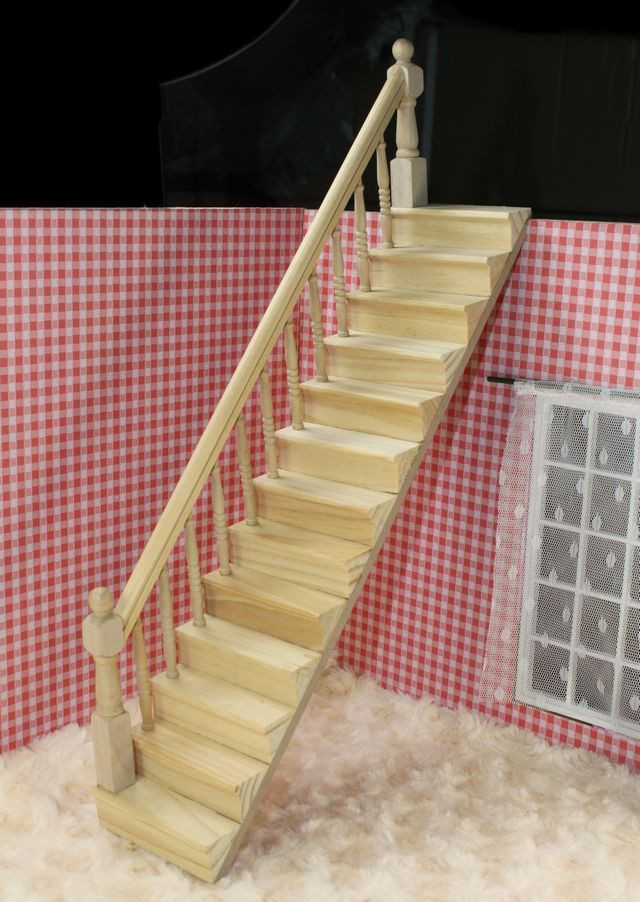 DIY Stair Railing Kits
 1 12 dollhouse miniature fitment DIY Material Wooden Left