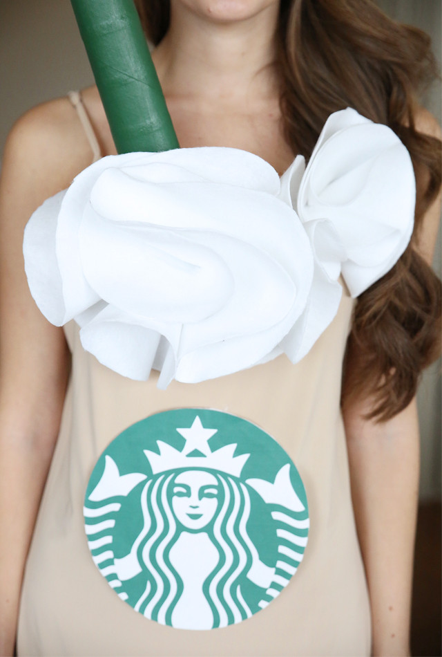 DIY Starbucks Frappuccino Costume
 Last Minute DIY Halloween Costume – Starbucks Cup