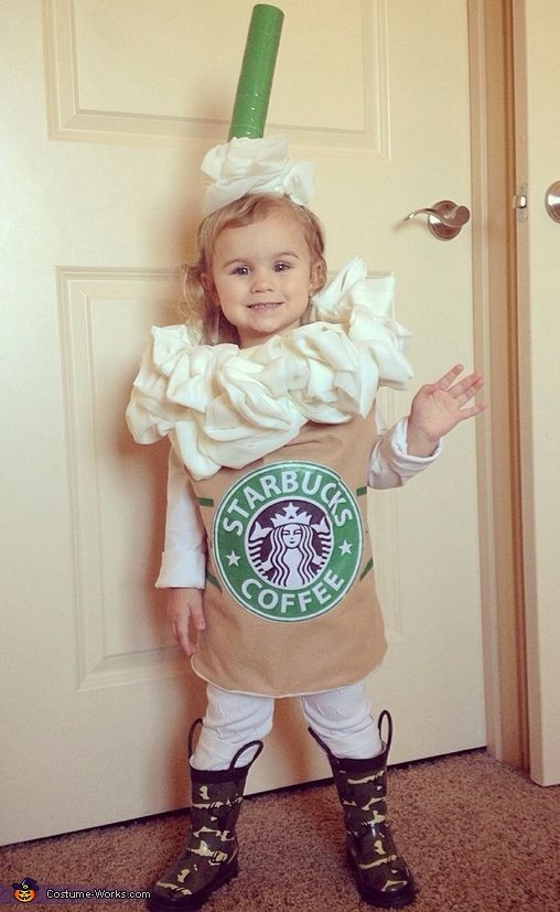 DIY Starbucks Frappuccino Costume
 Starbucks Babies Halloween Costume Contest at Costume