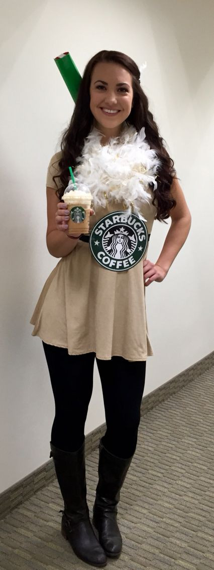 DIY Starbucks Frappuccino Costume
 De 10 bästa idéerna om Starbucks halloween costume på
