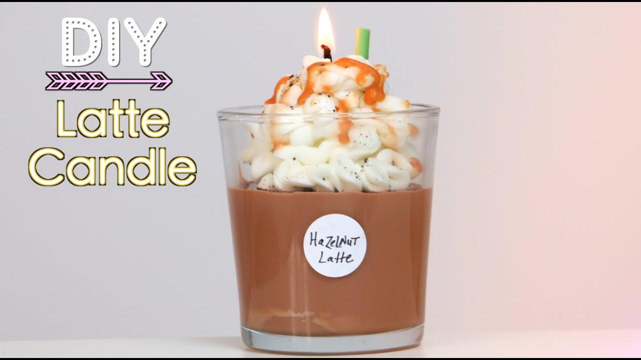 DIY Starbucks Gifts
 DIY Starbucks Latte Candle Holiday Gift Idea