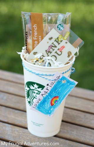 DIY Starbucks Gifts
 Teacher Gift idea Starbucks Gift Cards