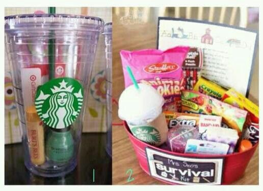 DIY Starbucks Gifts
 Diy t idea I really like the starbucks cup with the