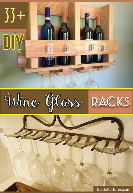 DIY Stemware Rack
 33 DIY Wine Glass Racks