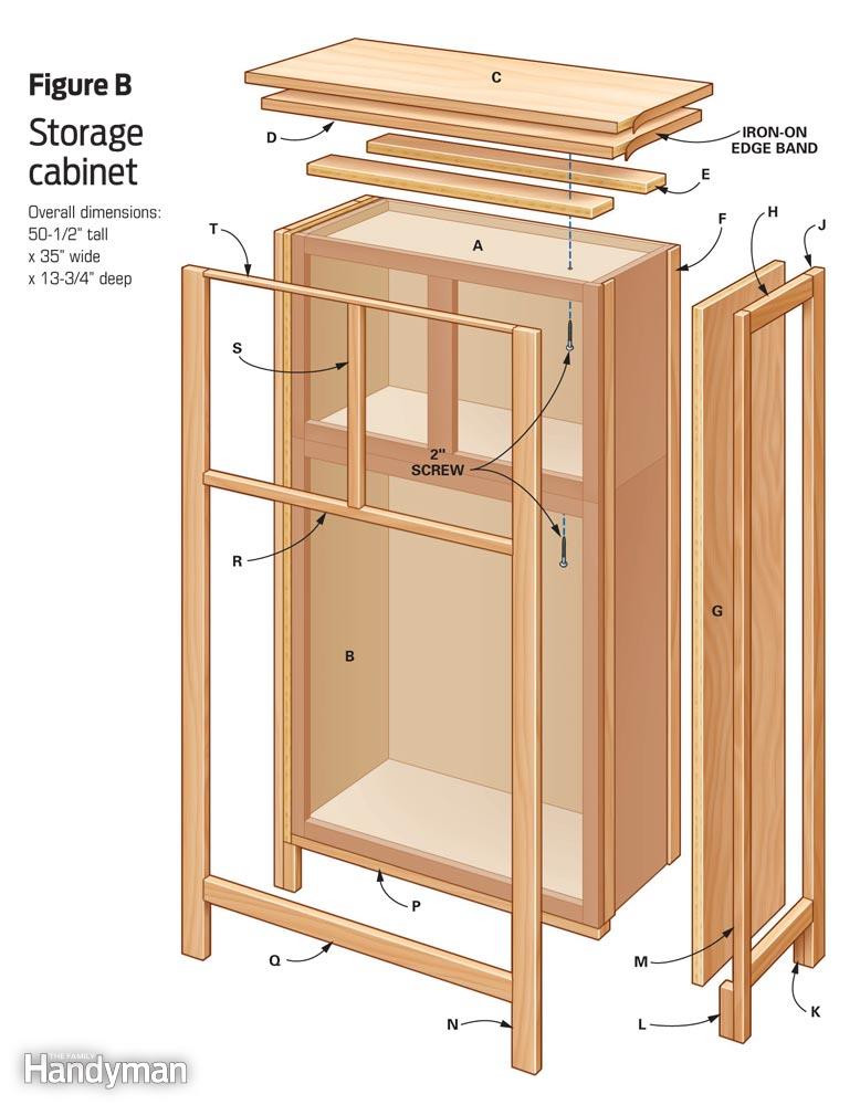 DIY Storage Cabinet Plans
 DIY Furniture