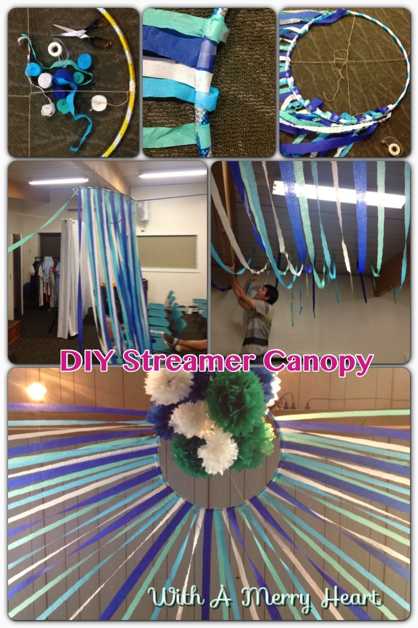 DIY Streamer Decorations
 Pin on party