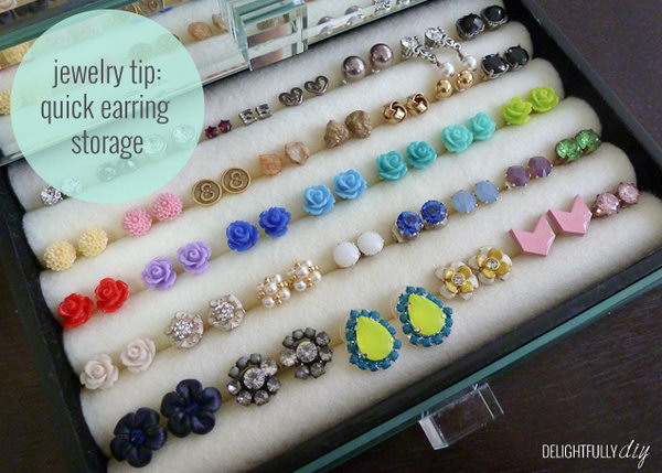 DIY Stud Earring Organizer
 DIY Gift Ideas for Your Friends