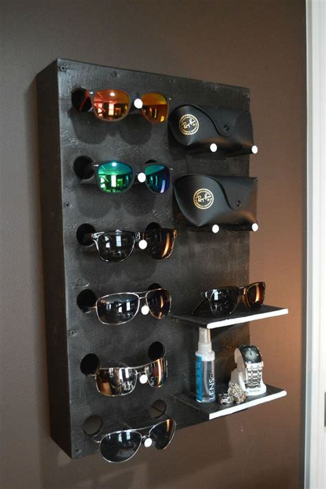 DIY Sunglass Rack
 Storages For Glasses DIY Zurqui