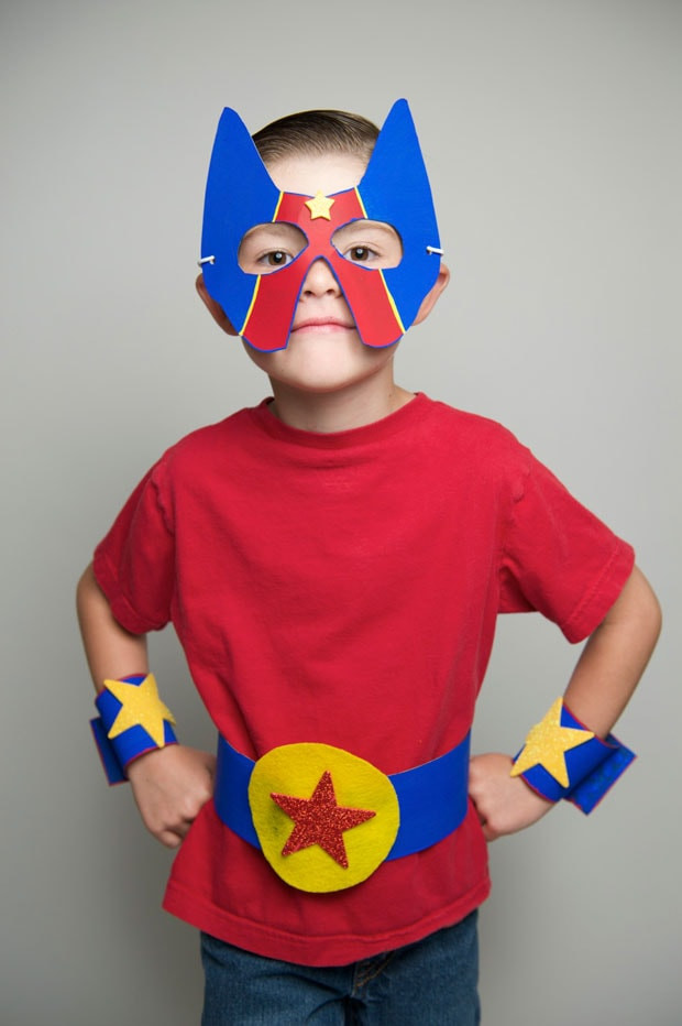 DIY Superhero Costume For Kids
 Clean Crafts for Kids