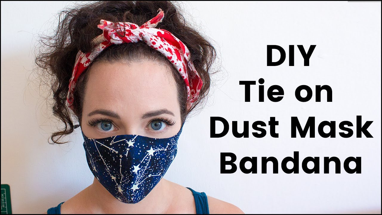 DIY Surgical Mask
 DIY Tie Dust Mask Bandana For Burning Man