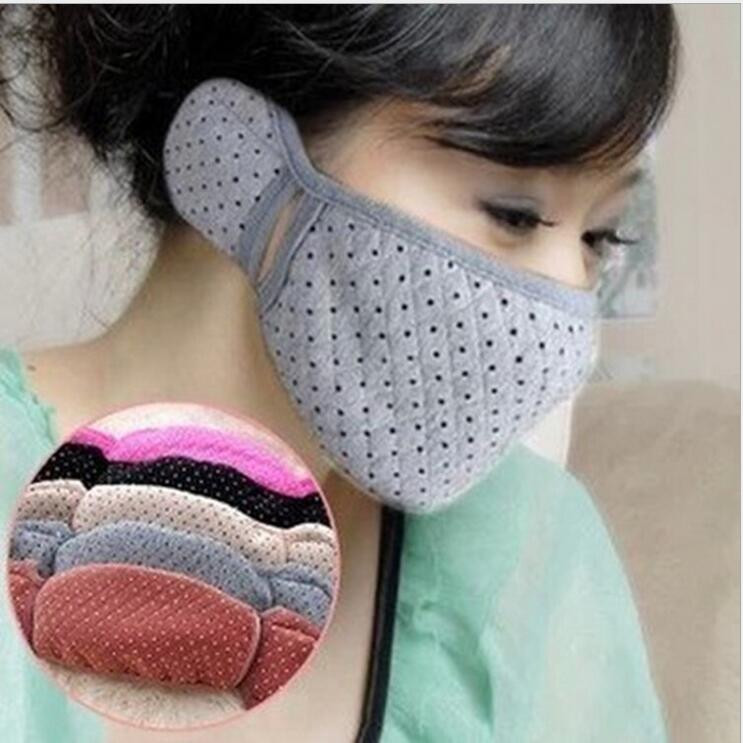 DIY Surgical Mask
 New Woman Men Warmer Mouth Mask Cotton Fabric Ear Face