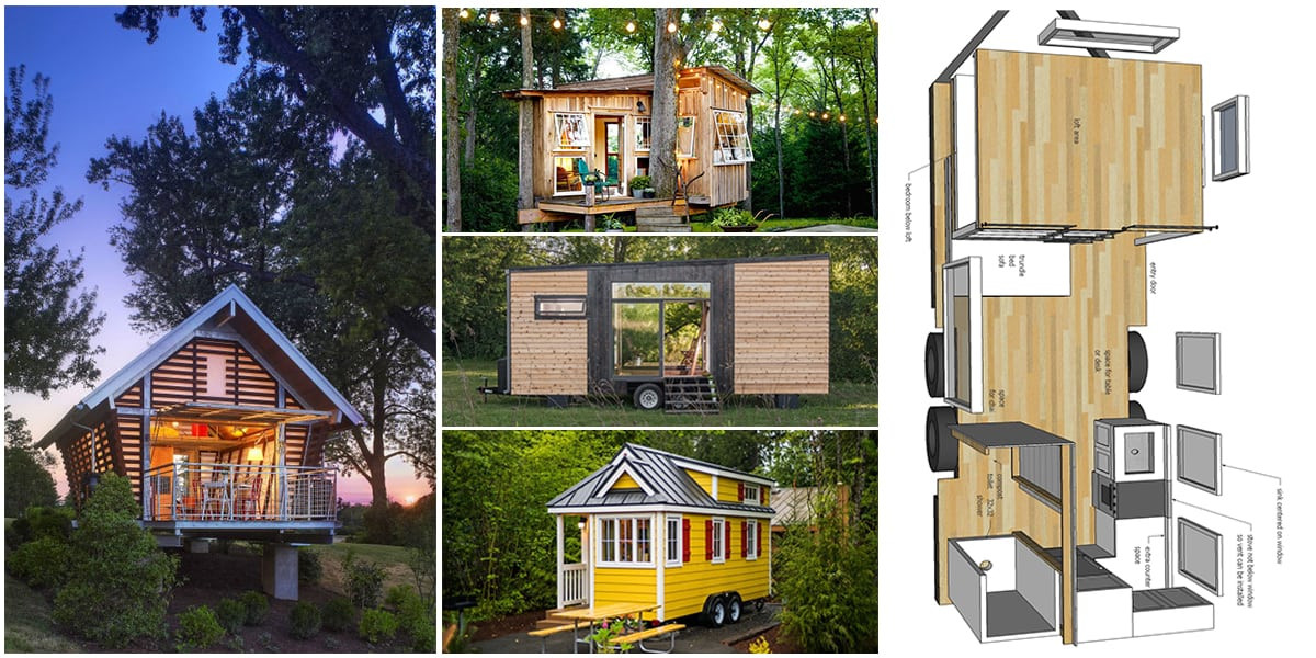 DIY Tiny House Plans
 37 Free DIY Tiny House Plans for a Happy & Peaceful Life