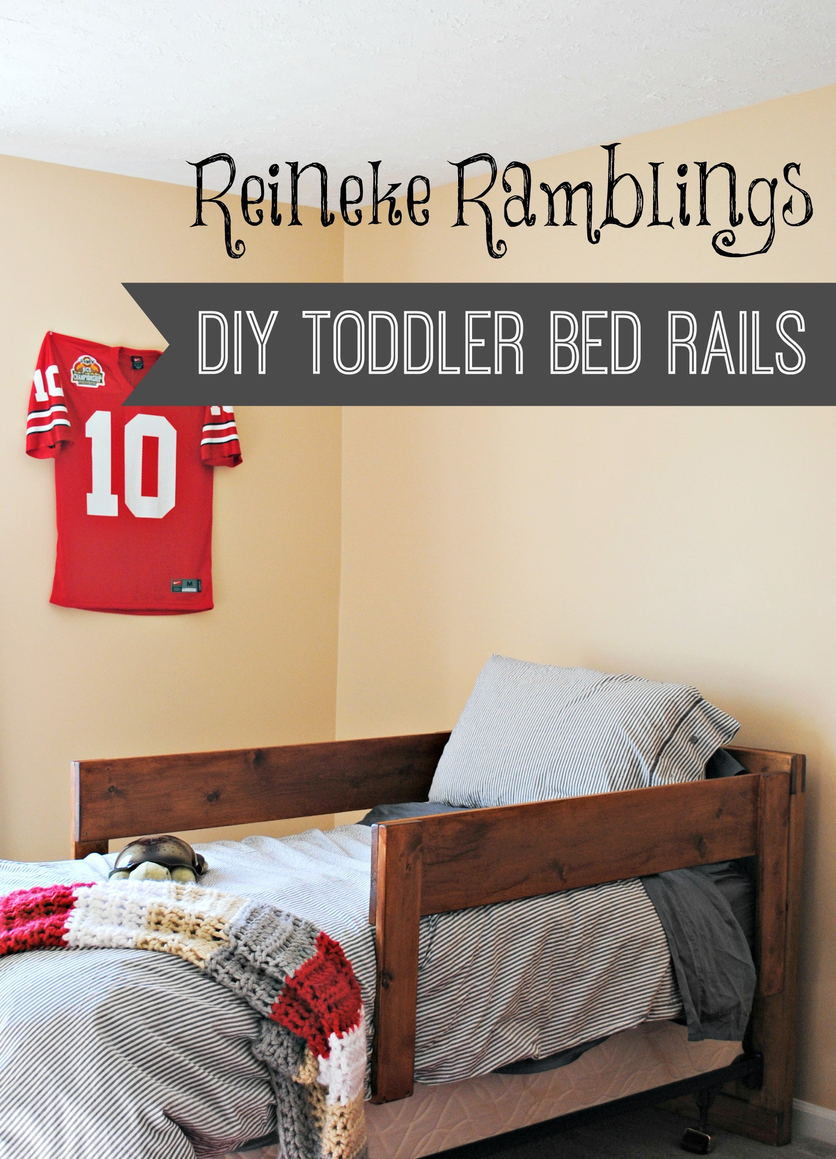 DIY Toddler Bed Rail
 DIY Toddler Bed Rails cypress wool