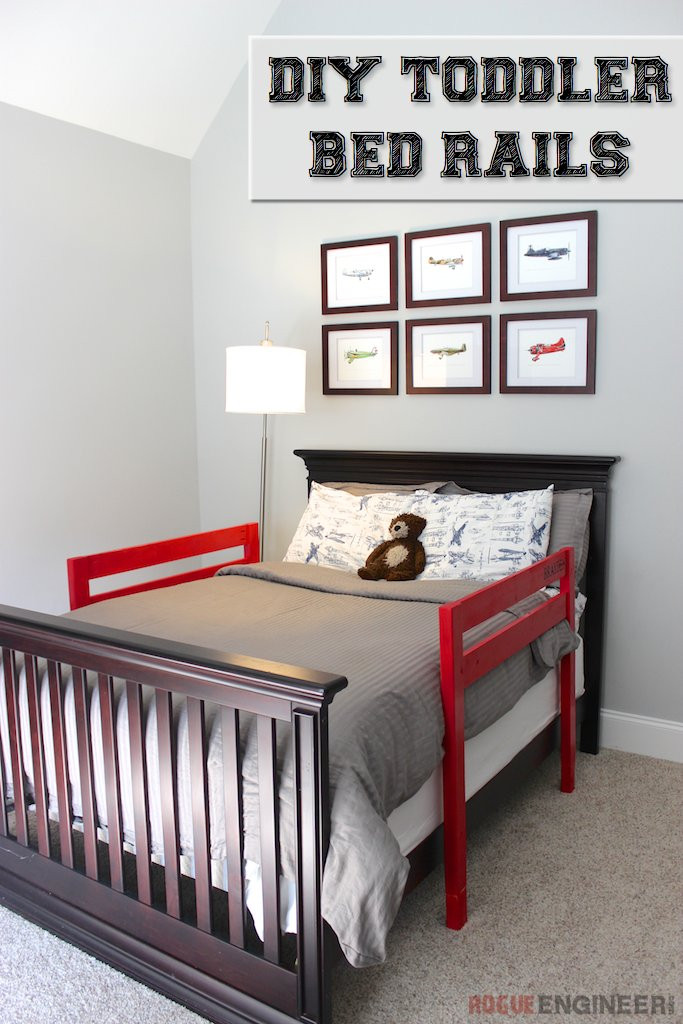 DIY Toddler Bed Rail
 DIY Toddler Bed Rail Free Plans