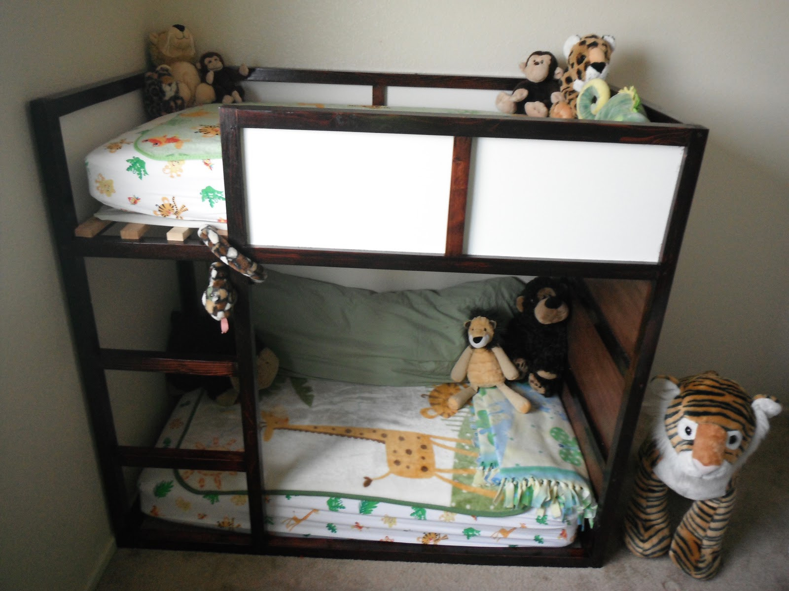 DIY Toddler Bunk Bed
 Crafting Weasels Toddler Bunk Bed