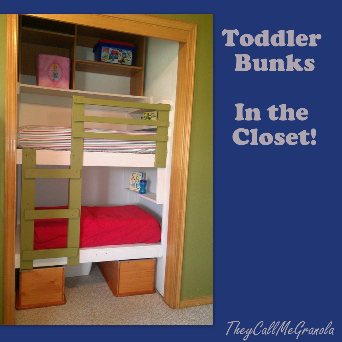 DIY Toddler Bunk Bed
 DIY Unique Built In Bunk Beds