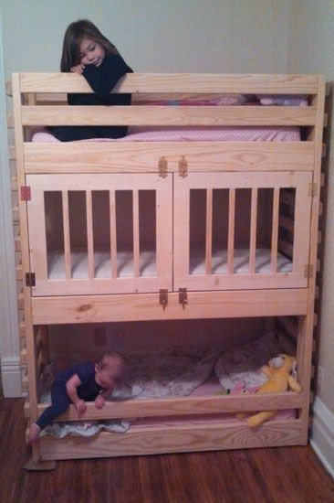 DIY Toddler Bunk Bed
 Lovely Triple Toddler Bunk Bed