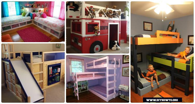 DIY Toddler Bunk Bed
 Kids Bedroom Organization Ideas Woodwork Samples