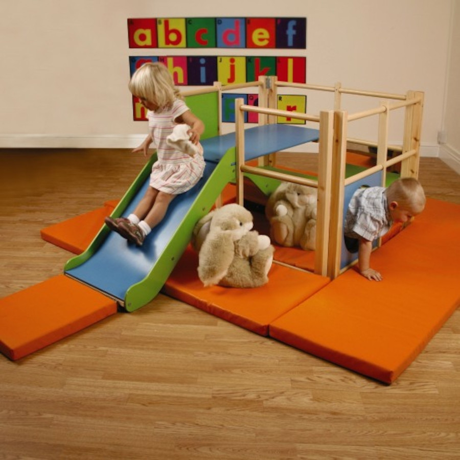 DIY Toddler Climbing Toys
 Buy Toddler Wooden Climbing Frame Slide Set