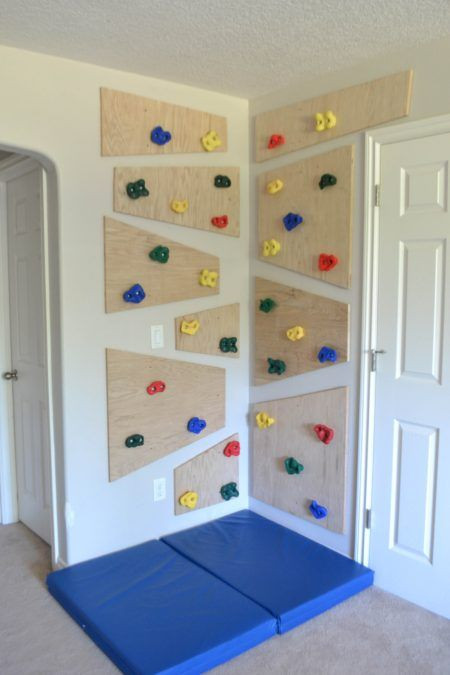 DIY Toddler Climbing Wall
 Kids climb walls So why not give them one they are