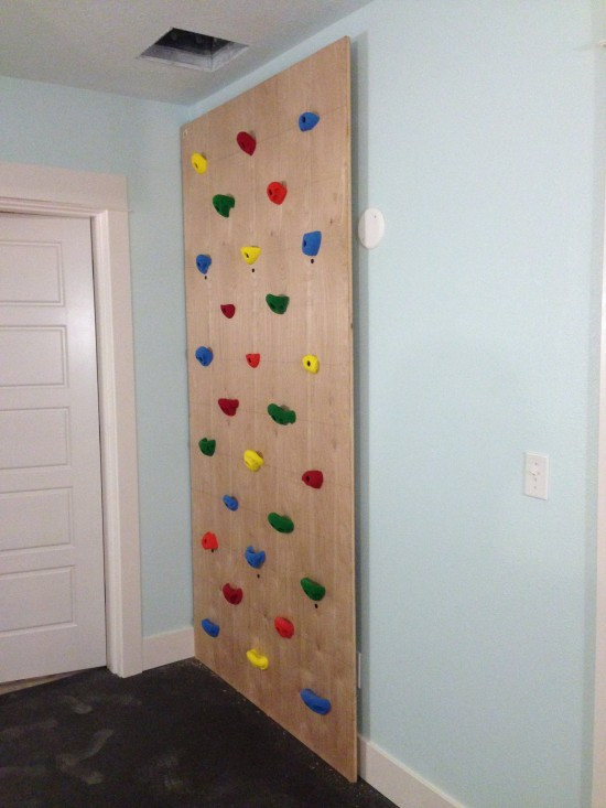 DIY Toddler Climbing Wall
 You Have to See this Indoor Climbing Wall