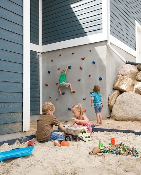 DIY Toddler Climbing Wall
 Awesome Outdoor DIY Projects for Kids