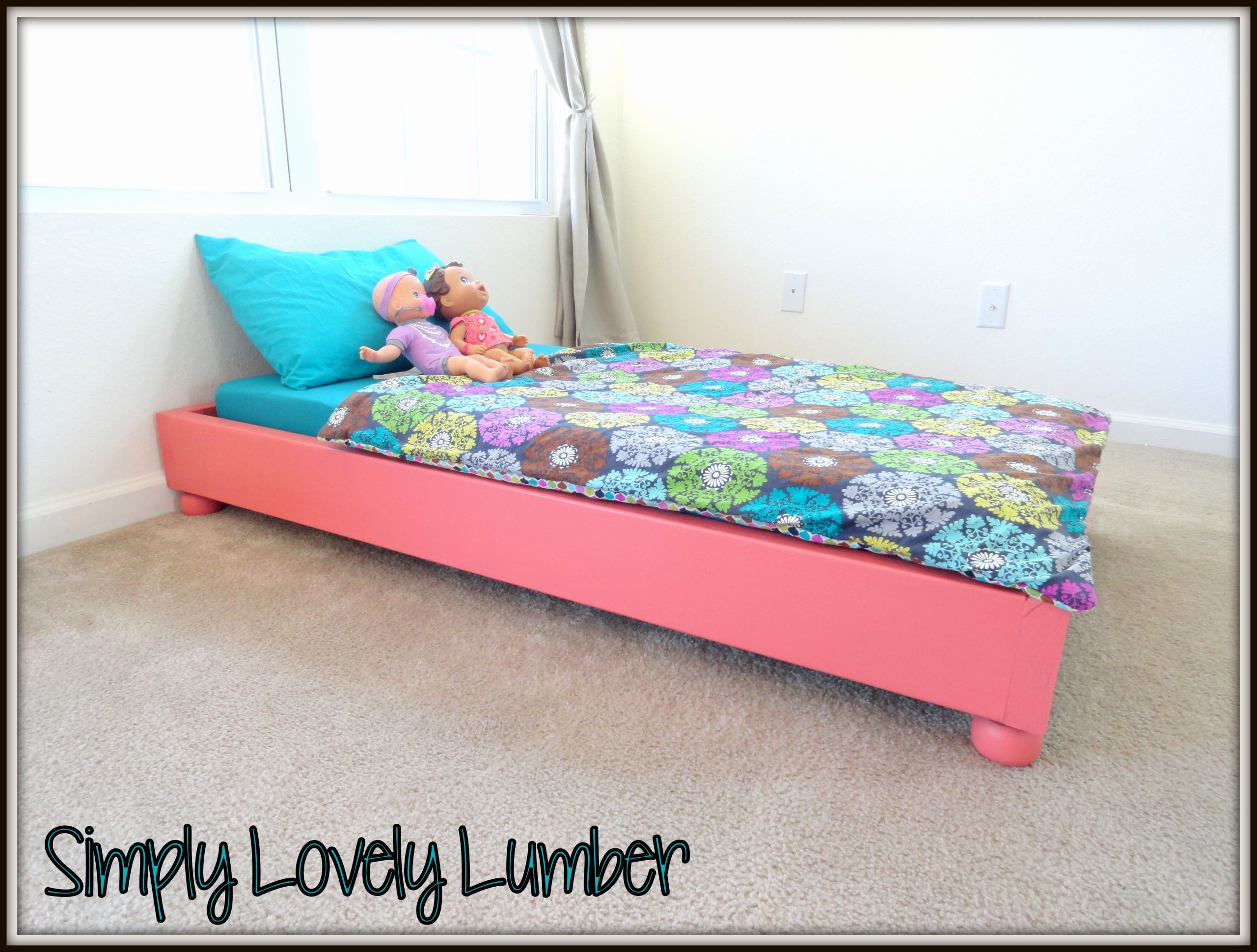 DIY Toddler Platform Bed
 Ana White