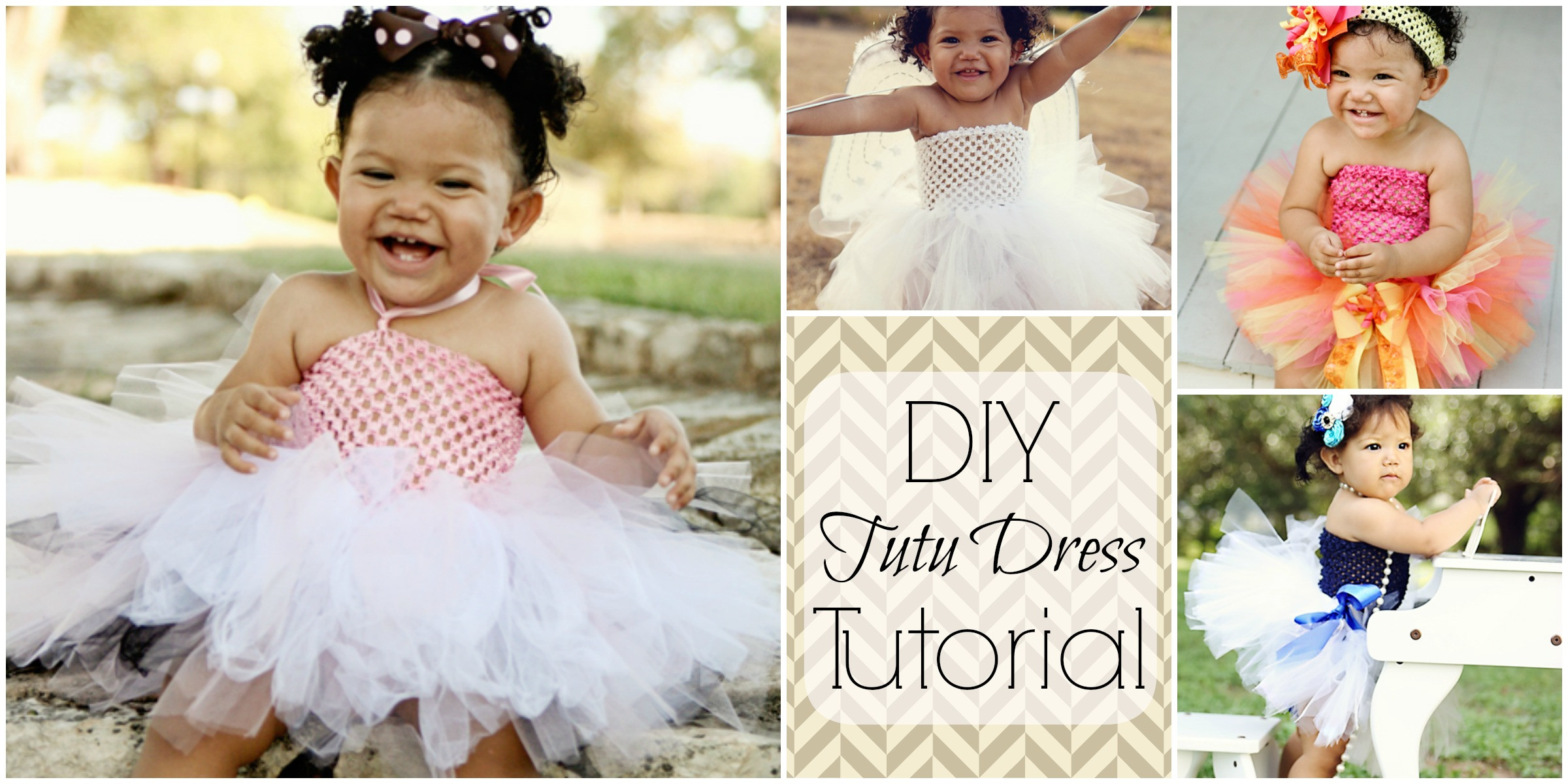 DIY Toddler Tutu
 How to make a tutu dress without sewing