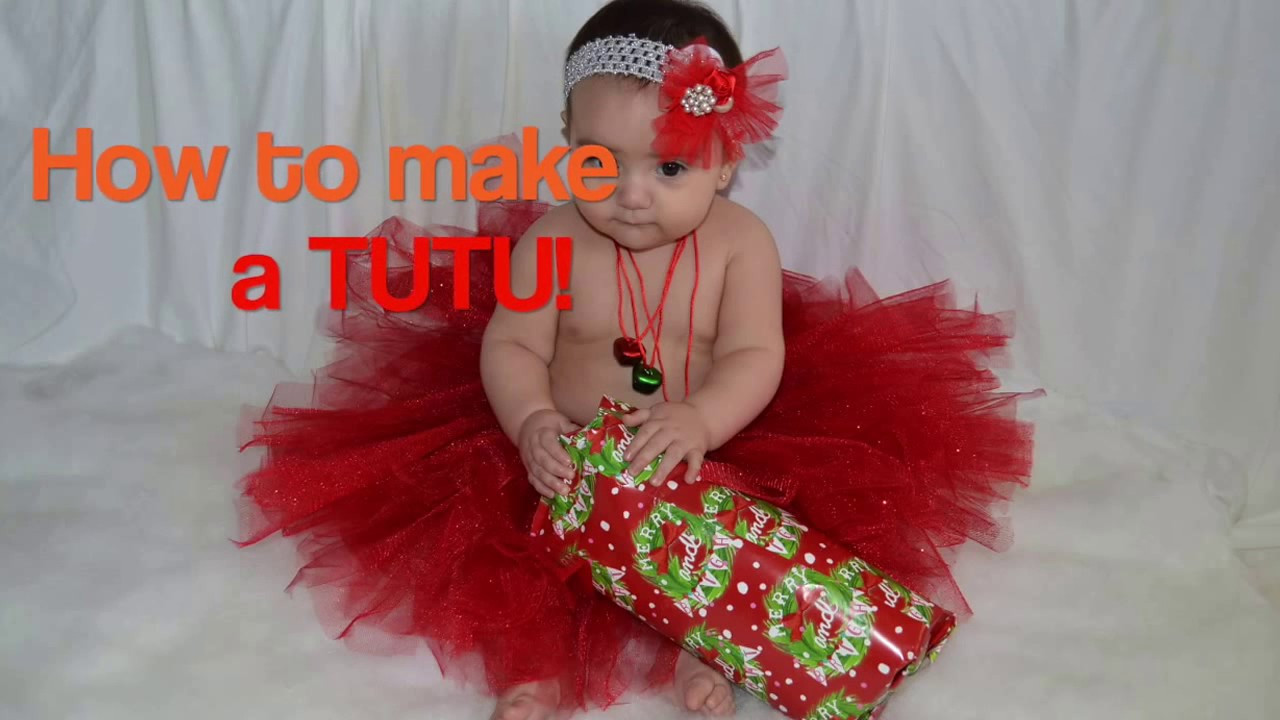 DIY Toddler Tutu
 How to make a tutu for Baby DIY