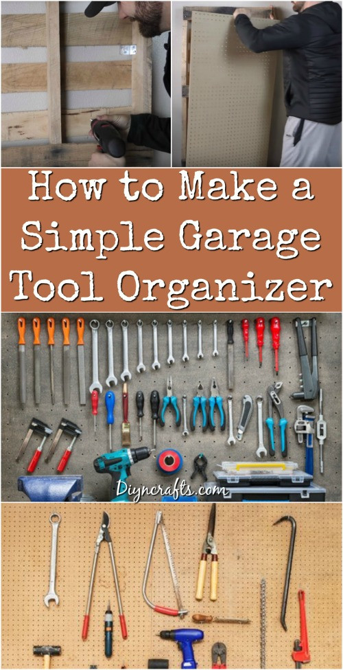 DIY Tool Organizer
 How to Make a Simple Garage Tool Organizer DIY & Crafts