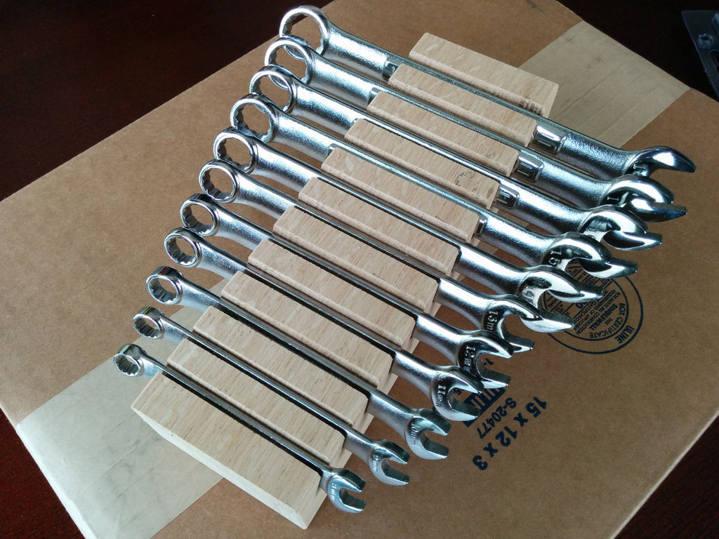 DIY Tool Organizer
 Make a Wrench Organizer