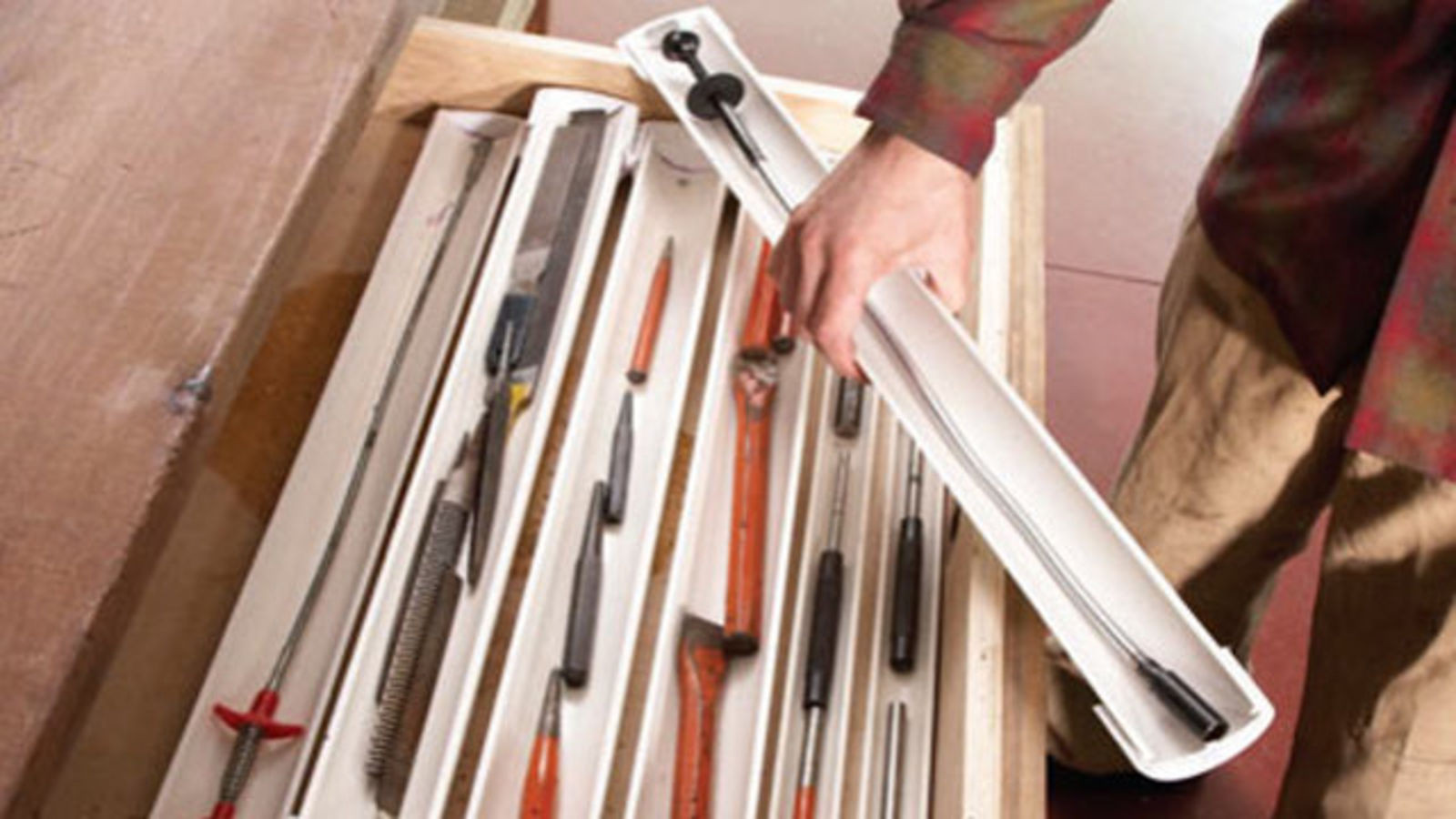 DIY Tool Organizer
 DIY Stackable PVC Drawer Organizers Keep Small Tools