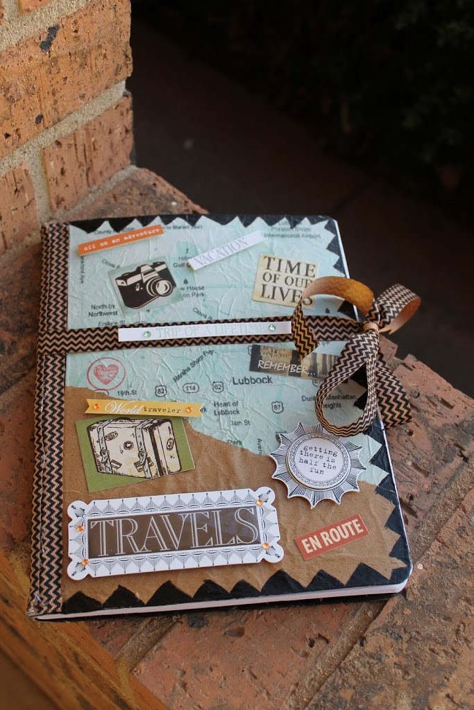 DIY Travel Gifts
 DIY Travel Journal Smash Book Gift Idea for a Graduate