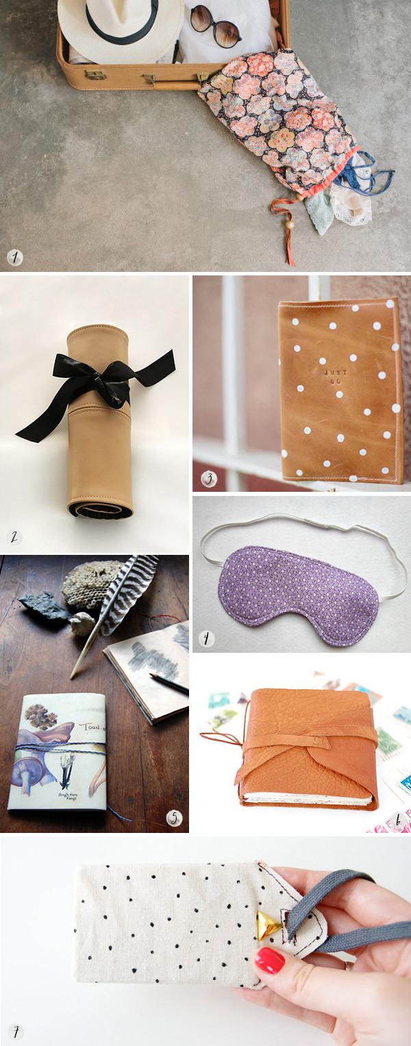 DIY Travel Gifts
 Oh the lovely things 2013 Holiday Gift Guide For Her