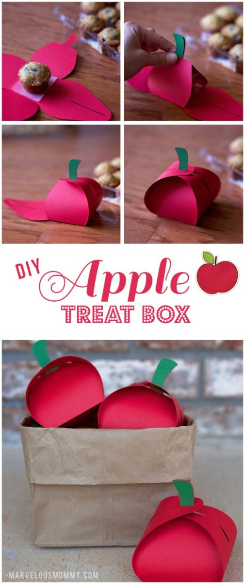 DIY Treat Box
 DIY Apple Treat Box
