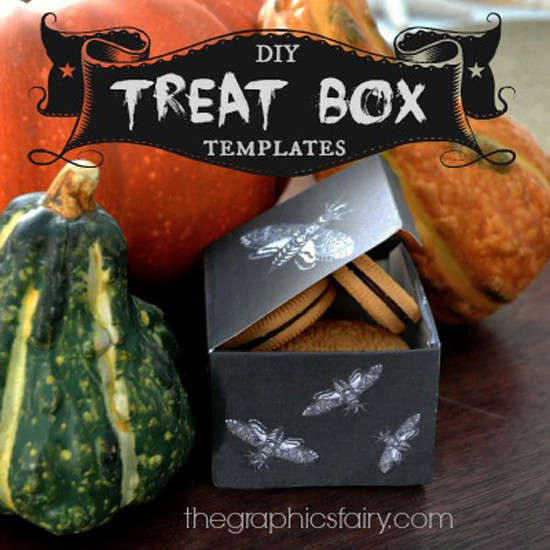 DIY Treat Box
 DIY Halloween Treat Boxes Free Printables The Graphics
