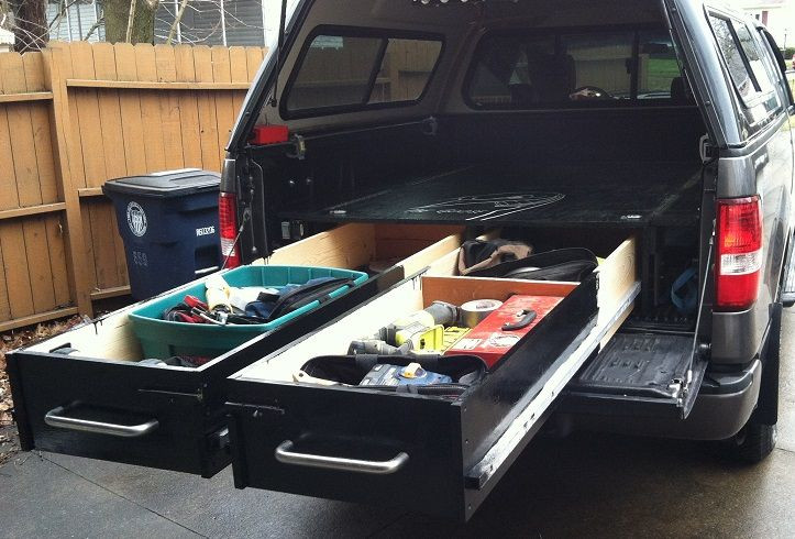 DIY Truck Bed Tool Box
 Build Drawers in Your Truck Bed for Heavy Duty Tool