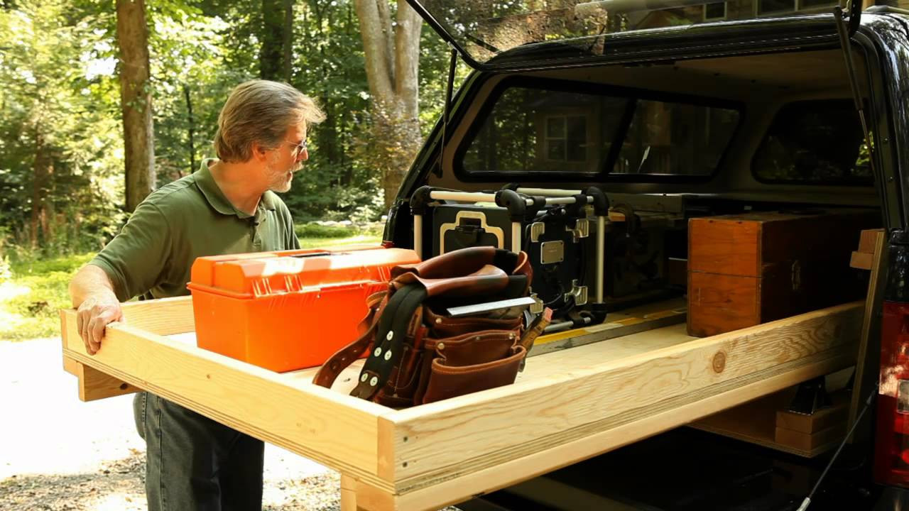 DIY Truck Bed Tool Box
 Rolling Truck Bed Toolbox