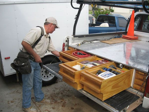 DIY Truck Bed Tool Box
 Diy truck bed tool storage Truck bed storage