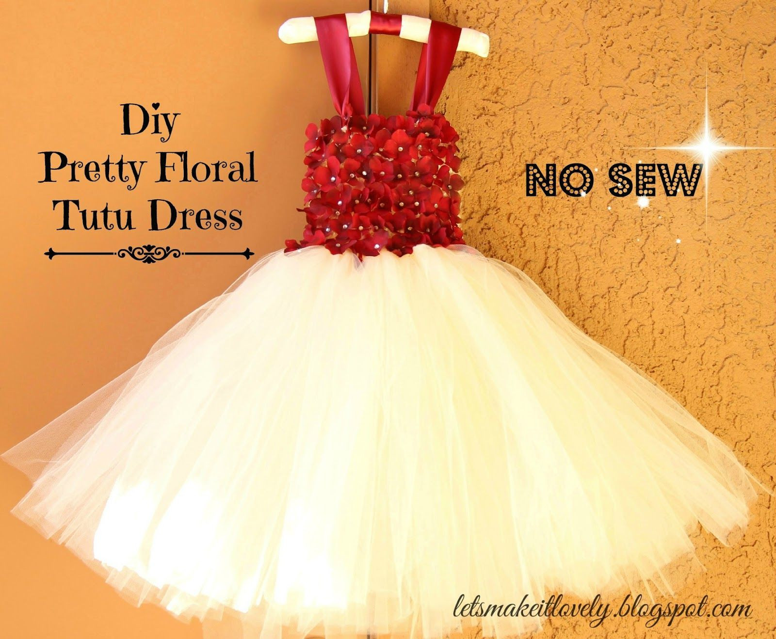 DIY Tutu Dress For Toddler
 Let s make it lovely DIY Flower girl dress or Tutu dress