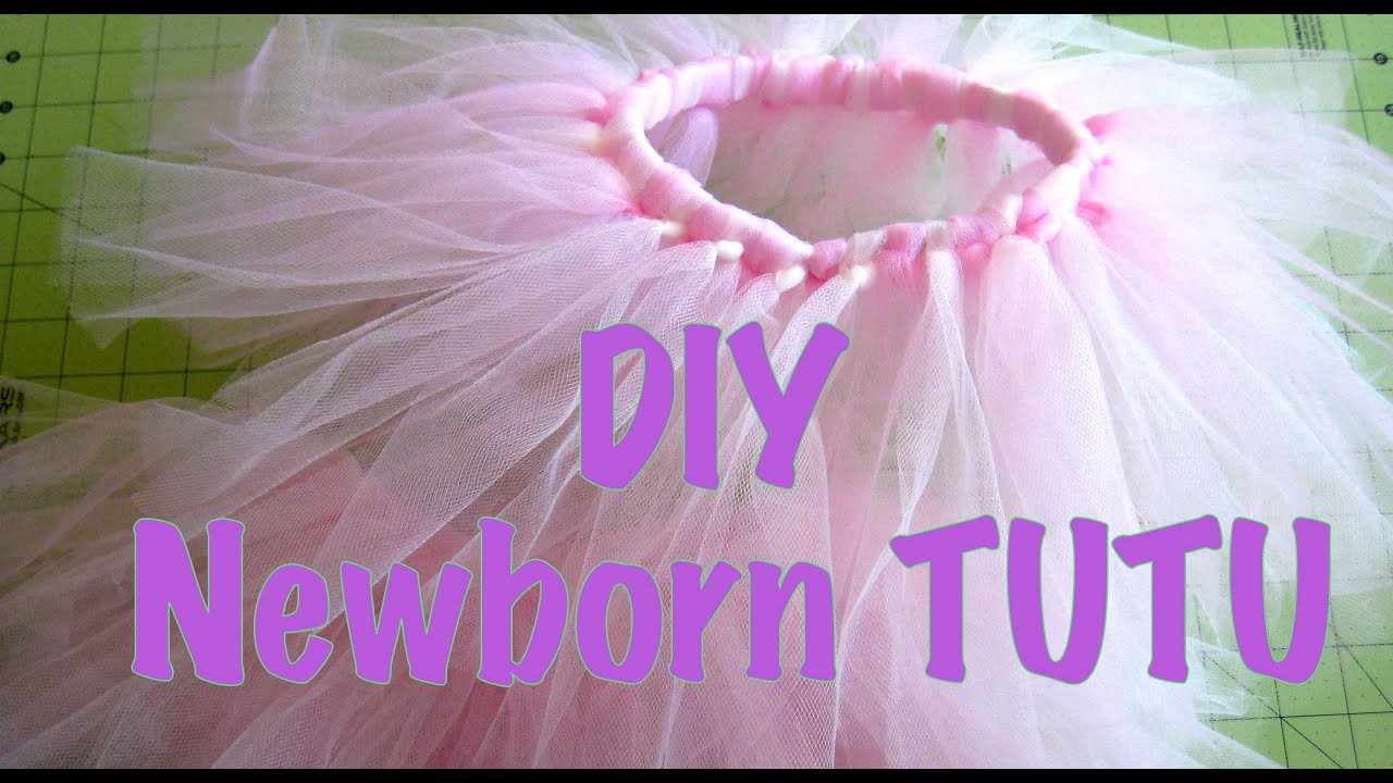 DIY Tutu Dress For Toddler
 Pinspired DIY Newborn tutu