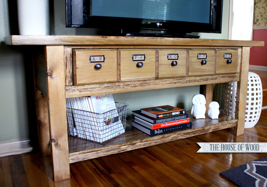 DIY Tv Console Plans
 15 DIY TV Stands You Can Build Easily In A Weekend – Home
