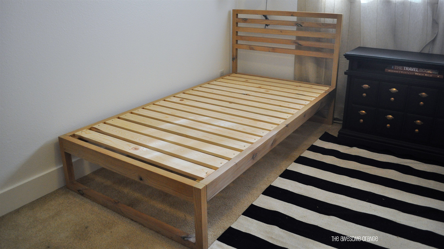 DIY Twin Bed Plans
 DIY Modern Twin Bed buildsomething
