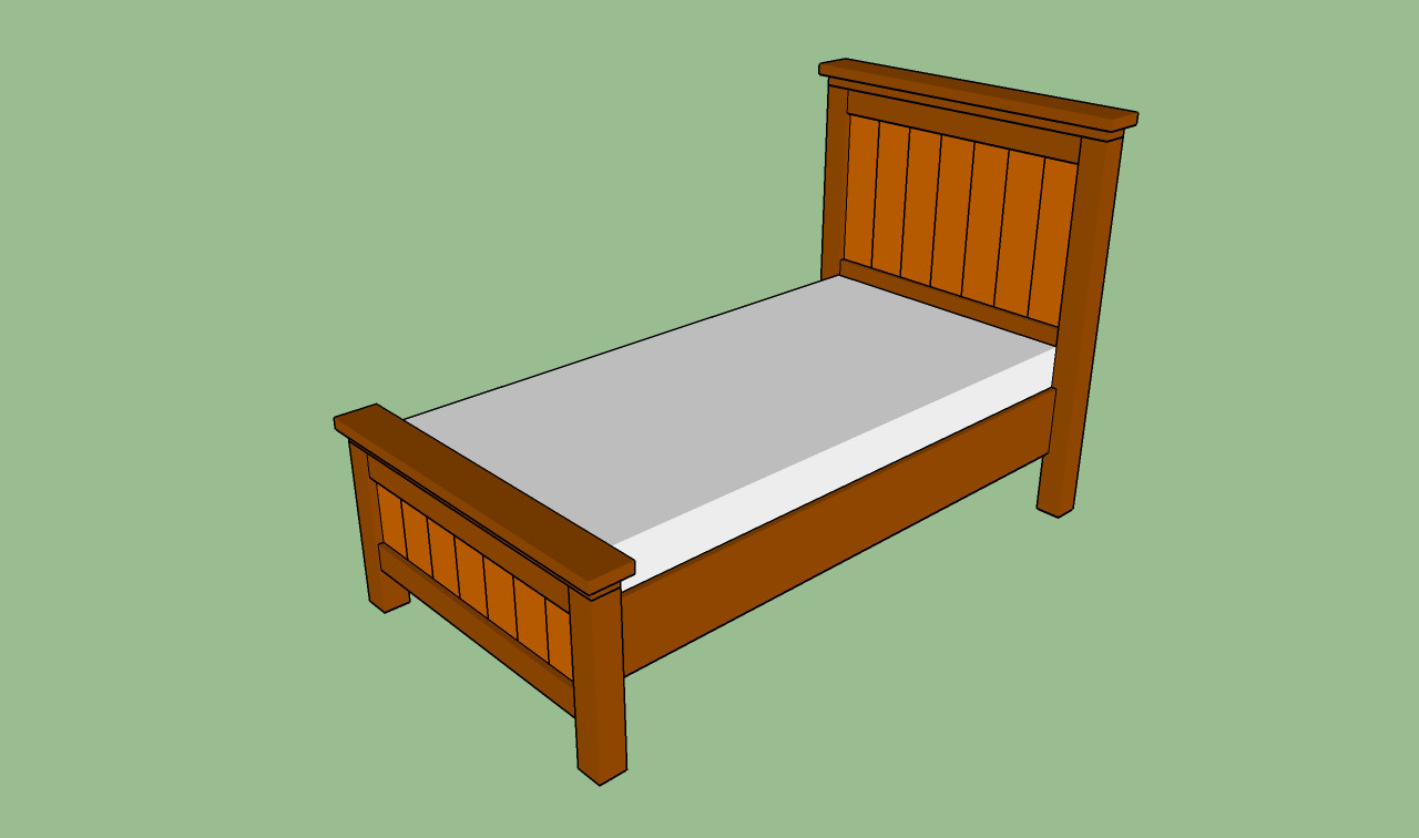 DIY Twin Bed Plans
 Twin Bed Frame Plans