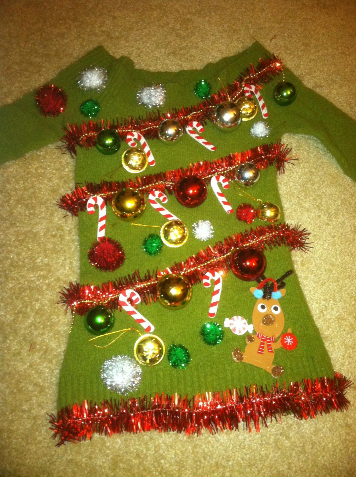 DIY Ugly Christmas Sweater For Kids
 Pin by Pete Fredrick on Christmas