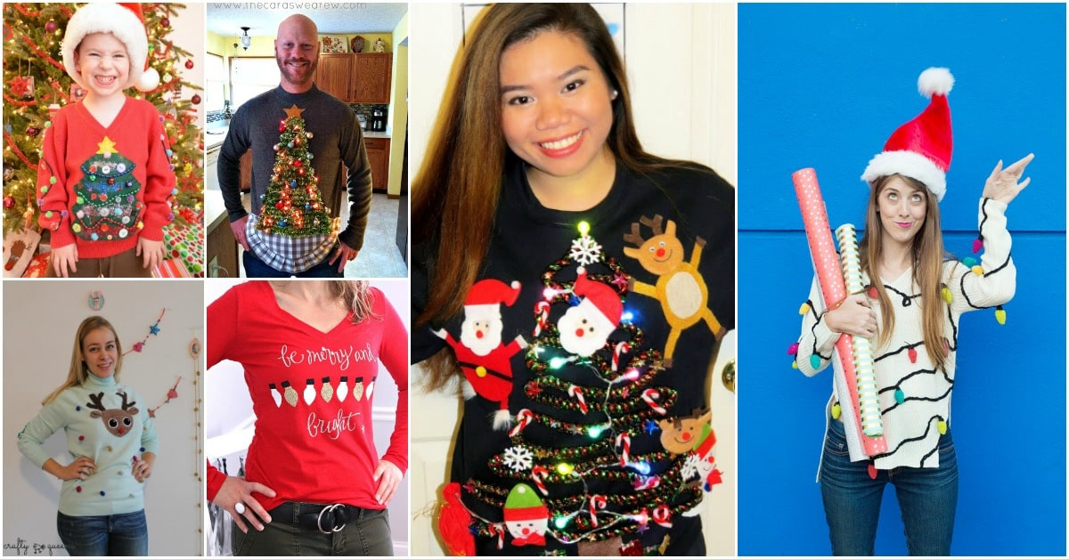DIY Ugly Christmas Sweater For Kids
 15 Fun Ugly Christmas Sweaters You Can Easily DIY DIY